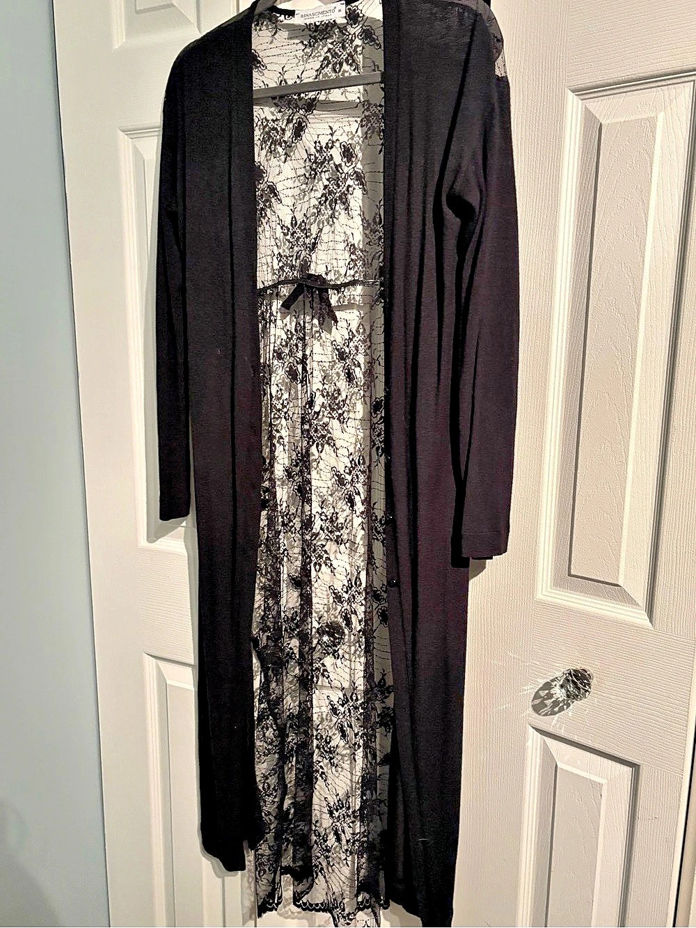 Rinascimento Black & White Floral Maxi Dress